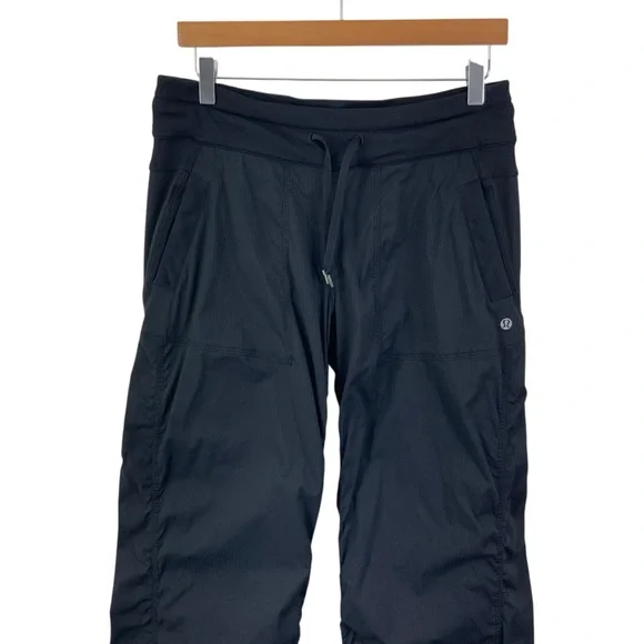 LULULEMON Dance Studio Joggers Size 8 Black Athletic Yoga Dance Pants - Picture 3 of 13